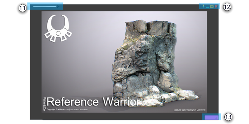 Image Viewer interface widgets 